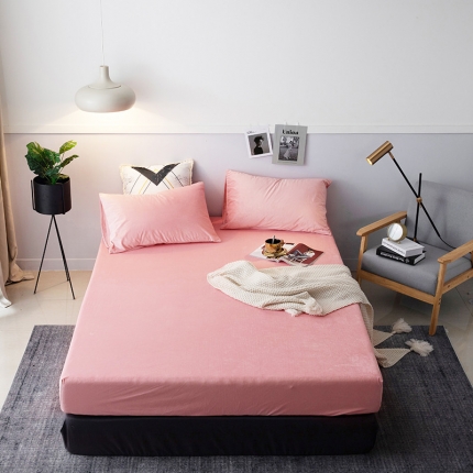 91家纺网 家纺一手货源 找家纺 （总）小米笠 2019新款宝宝绒床笠床罩