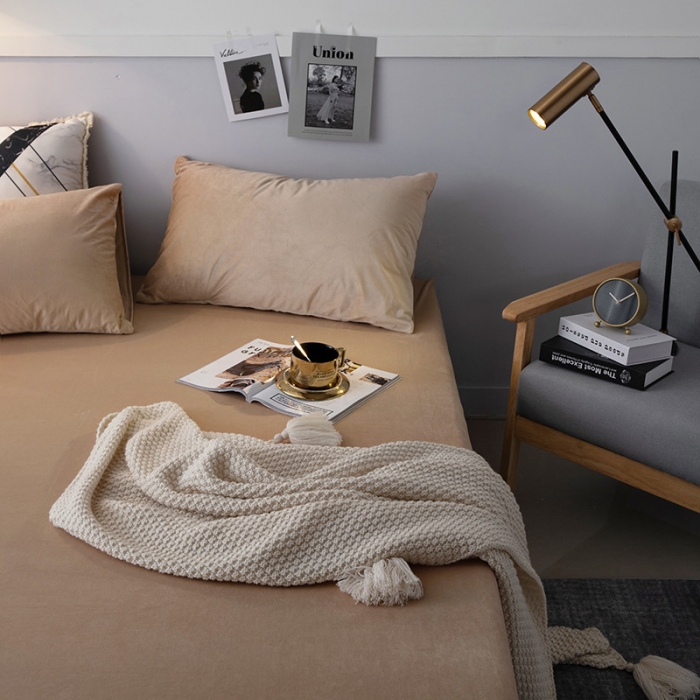 91家纺网 家纺一手货源 找家纺 （总）小米笠 2019新款宝宝绒床笠床罩