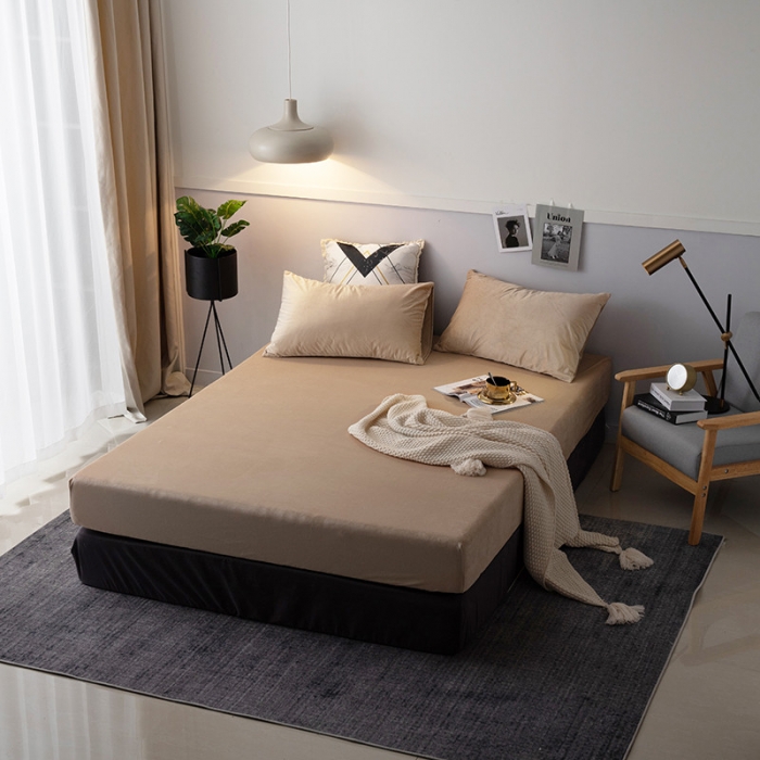 91家纺网 家纺一手货源 找家纺 （总）小米笠 2019新款宝宝绒床笠床罩