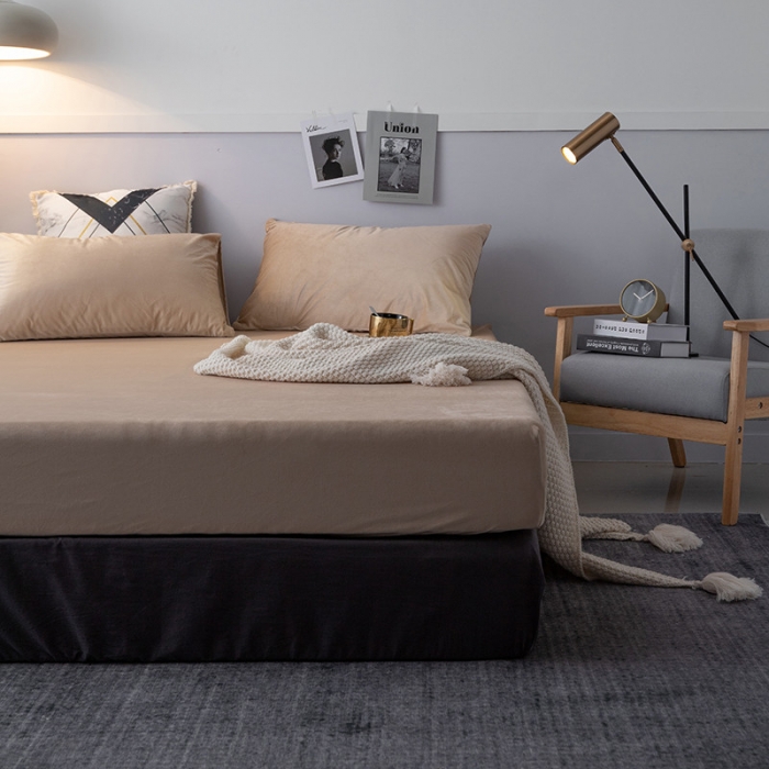 91家纺网 家纺一手货源 找家纺 （总）小米笠 2019新款宝宝绒床笠床罩