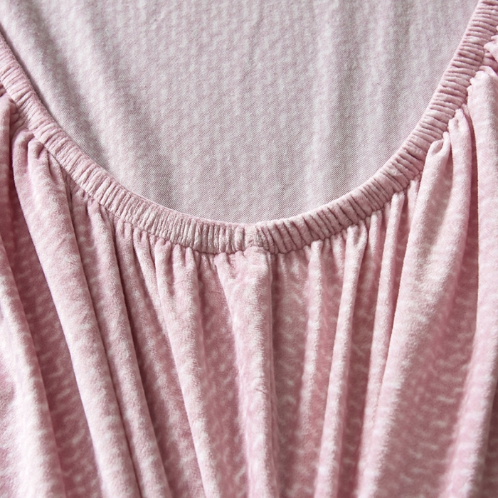 91家纺网 家纺一手货源 找家纺 小米笠 2019新款水晶绒印花床笠床罩 雪花-粉