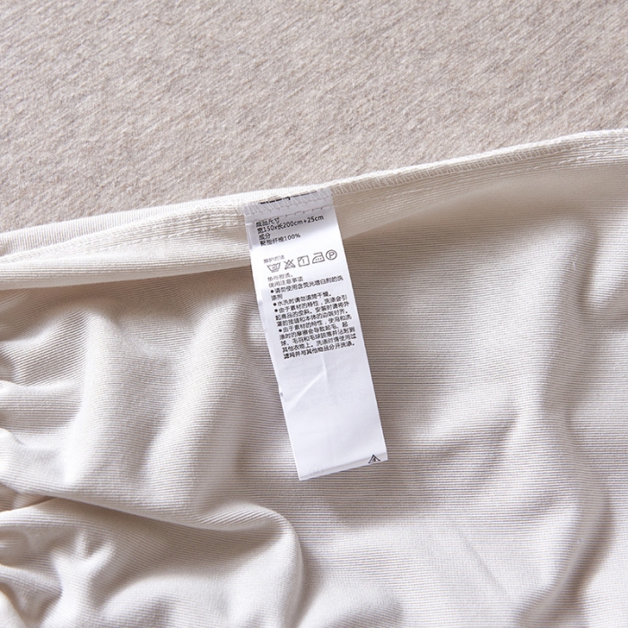 91家纺网 家纺一手货源 找家纺 小米笠 2019新款200克水晶绒床笠床罩 米灰