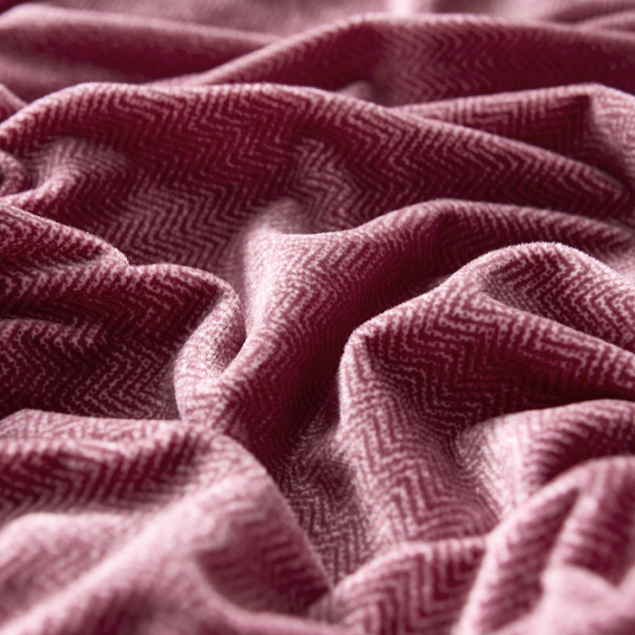 91家纺网 家纺一手货源 找家纺 小米笠 2019新款水晶绒印花床笠床罩 条纹红