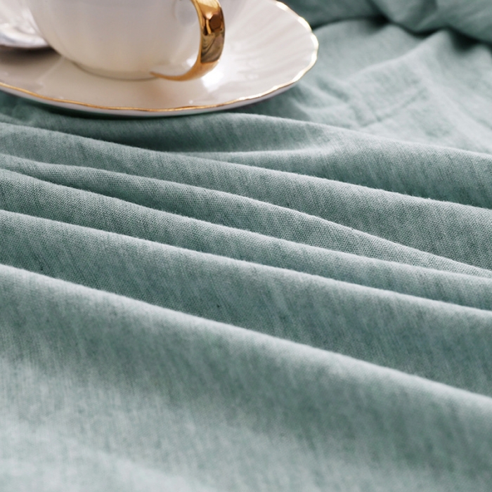 91家纺网 家纺一手货源 找家纺 小米笠 2019新款针织天竺棉床笠床罩 水兰