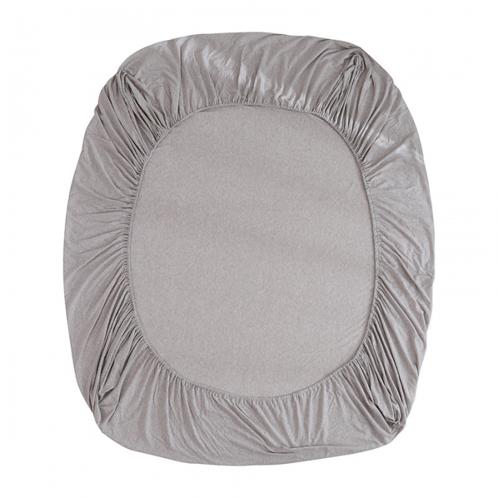 91家纺网 家纺一手货源 找家纺 小米笠 2019新款针织天竺棉床笠床罩 浅咖