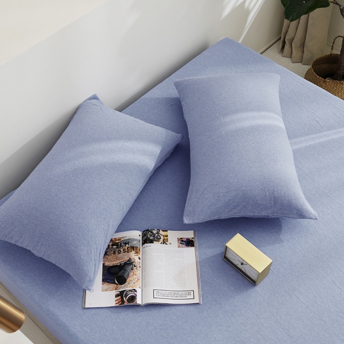 91家纺网 家纺一手货源 找家纺 小米笠 2019新款针织天竺棉床笠床罩 米兰