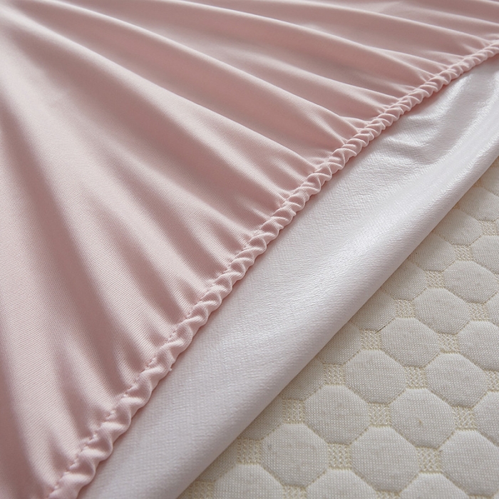 91家纺网 家纺一手货源 找家纺 小米笠 2019新款全棉条纹毛巾布防水床笠床罩 条纹玉