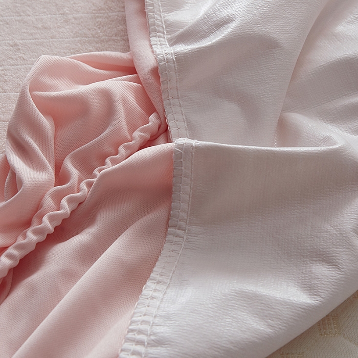 91家纺网 家纺一手货源 找家纺 小米笠 2019新款全棉条纹毛巾布防水床笠床罩 条纹玉