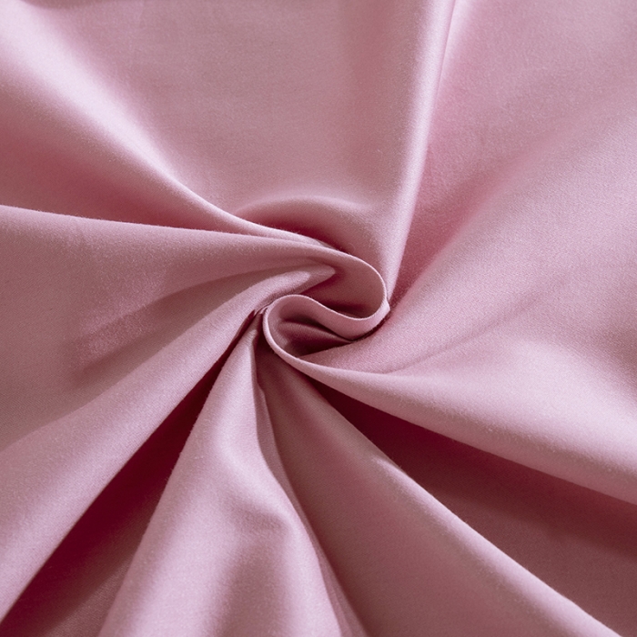 91家纺网 家纺一手货源 找家纺 小米笠 2021新款60支长绒棉纯色床笠三件套床盖床单可定制四季款 黛雅粉