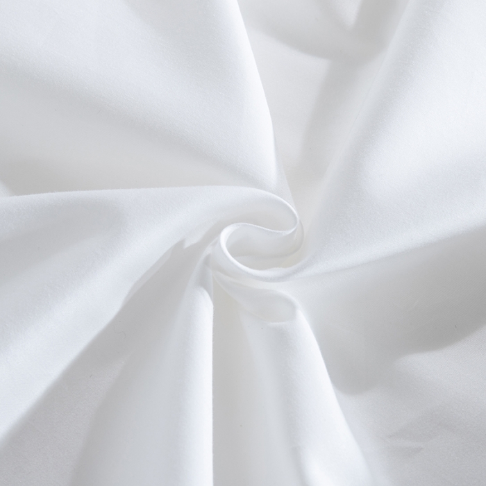 91家纺网 家纺一手货源 找家纺 小米笠 2021新款60支长绒棉纯色床笠三件套床盖床单可定制四季款 珍珠白