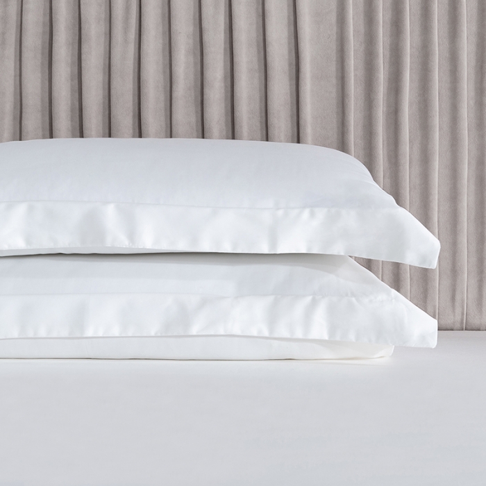 91家纺网 家纺一手货源 找家纺 小米笠 2021新款60支长绒棉纯色床笠三件套床盖床单可定制四季款 珍珠白