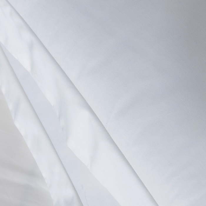 91家纺网 家纺一手货源 找家纺 小米笠 2021新款60支长绒棉纯色床笠三件套床盖床单可定制四季款 珍珠白