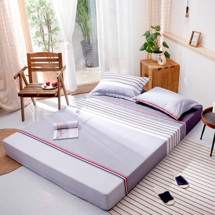 91家纺网 家纺一手货源 找家纺 （总）洺兰家居 2025新款13070全棉单床笠