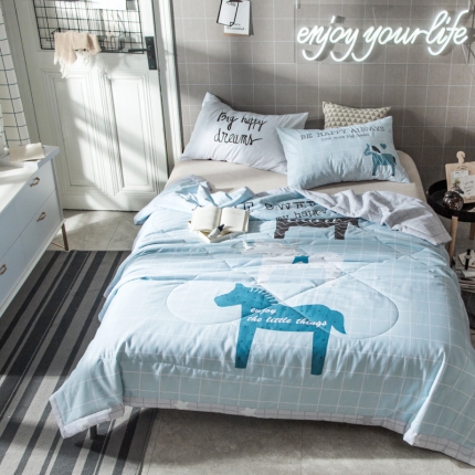 91家纺网 家纺一手货源 找家纺 （总）头等舱 2019大版全棉夏被