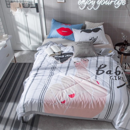 91家纺网 家纺一手货源 找家纺 （总）头等舱 2019大版全棉夏被