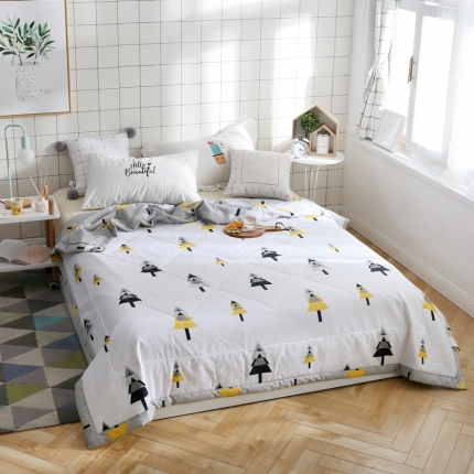 头等舱 2019风尚全棉夏被 城市心情