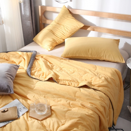 91家纺网 家纺一手货源 找家纺 （总）头等舱 2019极简纯色夏被