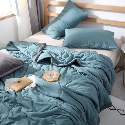 91家纺网 家纺一手货源 找家纺 （总）头等舱 2019极简纯色夏被