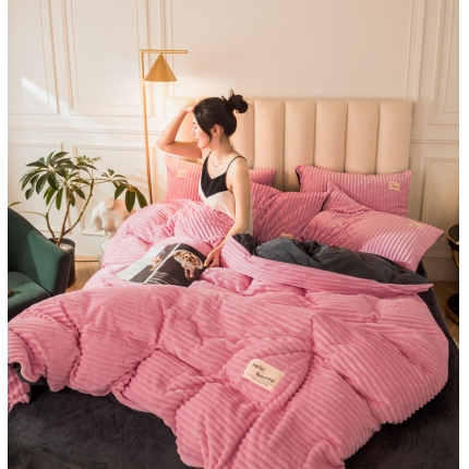 91家纺网 家纺一手货源 找家纺 （总）澳洲羽 加厚魔法绒水晶绒法莱绒宝宝绒魔幻绒四件套