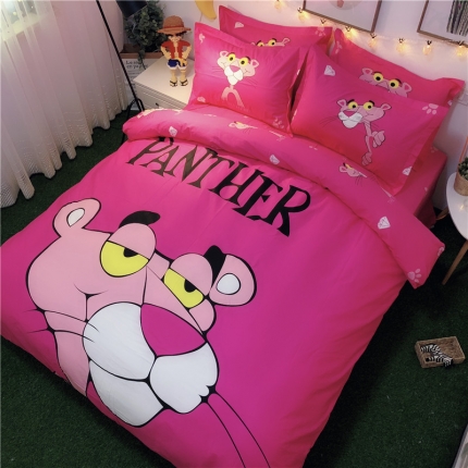 91家纺网 家纺一手货源 找家纺 （总）孩子王家纺 2023卡通系列四件套床单款