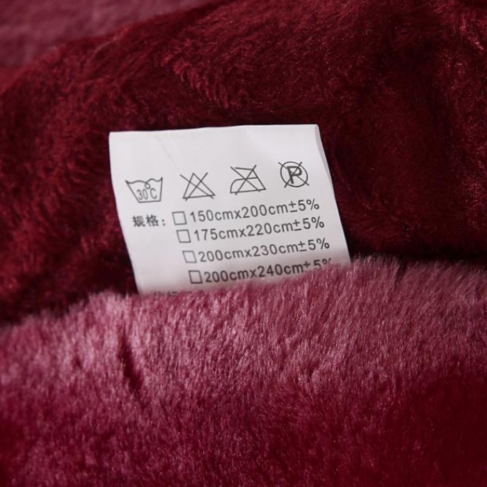 91家纺网 家纺一手货源 找家纺 法莱妮2025新款双层加厚拉舍尔毛毯 婚庆 单双人 厂家直销可定制 百年好合