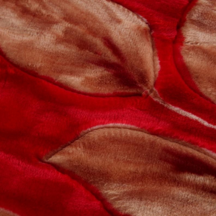 91家纺网 家纺一手货源 找家纺 法莱妮2025新款双层加厚拉舍尔毛毯 婚庆 单双人 厂家直销可定制 玫瑰情深