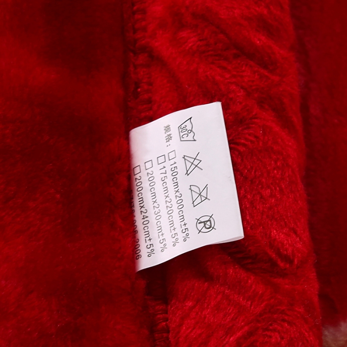 91家纺网 家纺一手货源 找家纺 法莱妮2025新款双层加厚拉舍尔毛毯 婚庆 单双人 厂家直销可定制 玫瑰情深