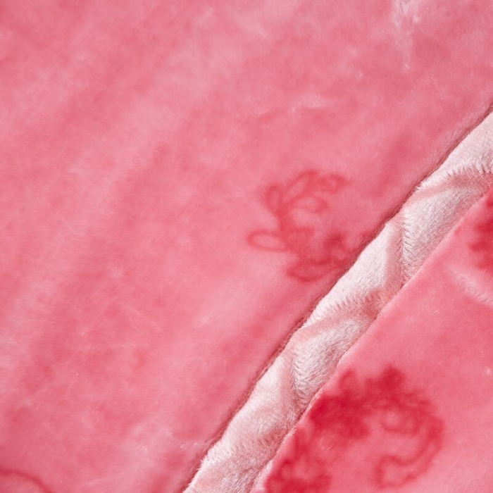 91家纺网 家纺一手货源 找家纺 法莱妮2025新款双层加厚拉舍尔毛毯 婚庆 单双人 厂家直销可定制 虞美人