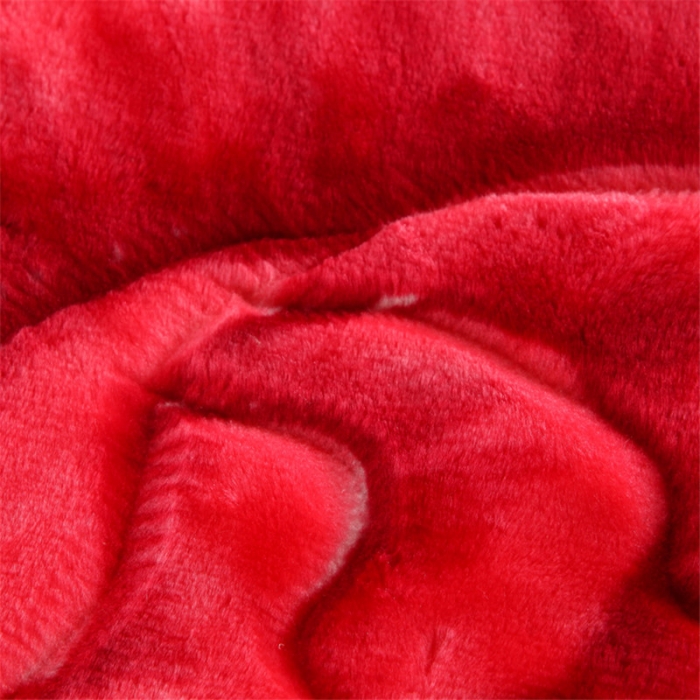 91家纺网 家纺一手货源 找家纺 法莱妮2025新款双层加厚拉舍尔毛毯 婚庆 单双人 厂家直销可定制 缘定终生