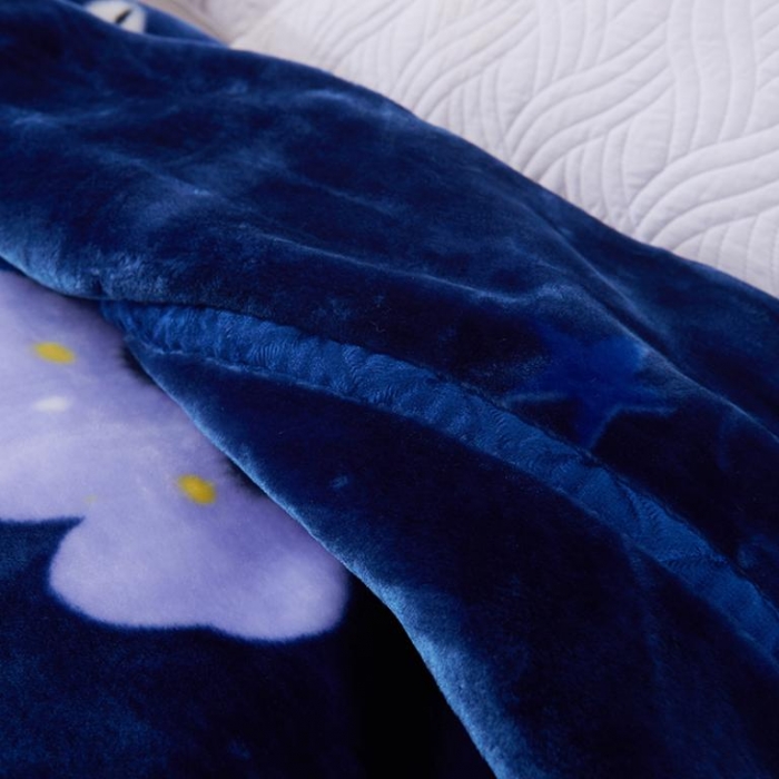 91家纺网 家纺一手货源 找家纺 法莱妮2025新款双层加厚拉舍尔毛毯 婚庆 单双人 厂家直销可定制 晚安