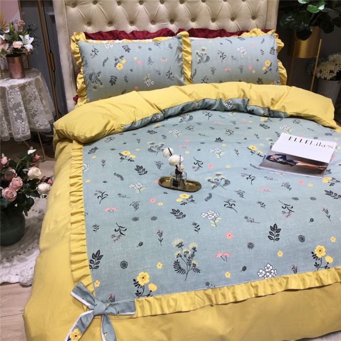 91家纺网 家纺一手货源 找家纺 眠屿 2019新款暖绒四件套 洛拉情怀