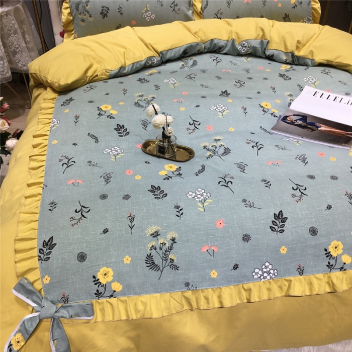 91家纺网 家纺一手货源 找家纺 眠屿 2019新款暖绒四件套 洛拉情怀