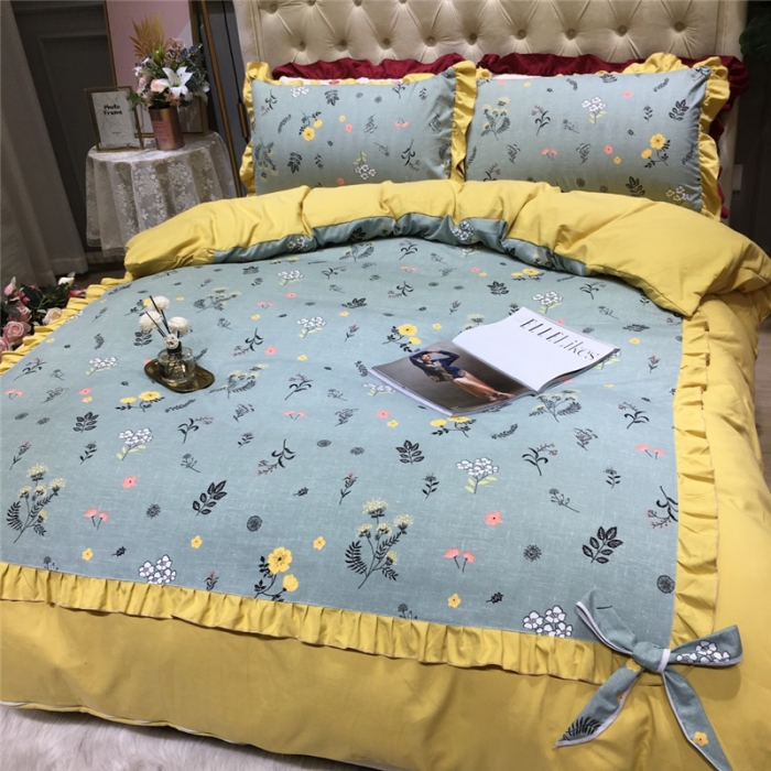 91家纺网 家纺一手货源 找家纺 眠屿 2019新款暖绒四件套 洛拉情怀