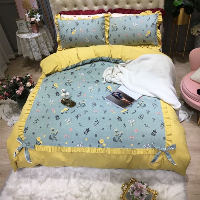 91家纺网 家纺一手货源 找家纺 眠屿 2019新款暖绒四件套 洛拉情怀