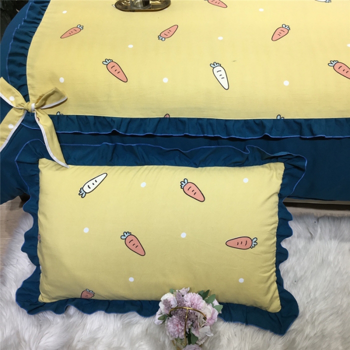 91家纺网 家纺一手货源 找家纺 眠屿 2019新款暖绒四件套 胡萝卜