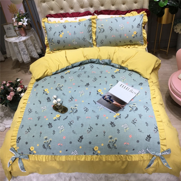 91家纺网 家纺一手货源 找家纺 眠屿 2019新款暖绒四件套 洛拉情怀