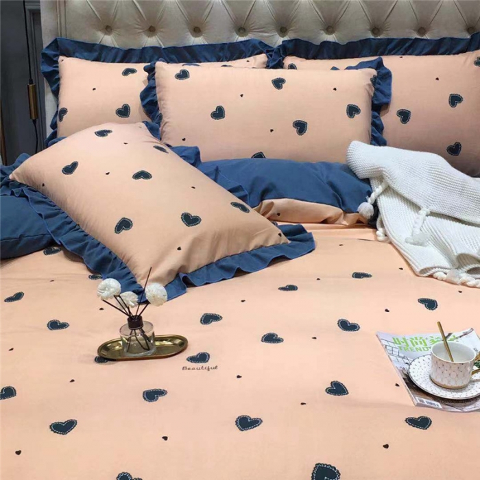 91家纺网 家纺一手货源 找家纺 眠屿 2019新款暖绒四件套 心花怒放-玉