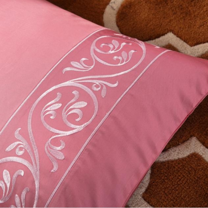 91家纺网 家纺一手货源 找家纺 （总）兴美佳家纺 欧式60s贡缎长绒棉刺绣四件套 雅姿