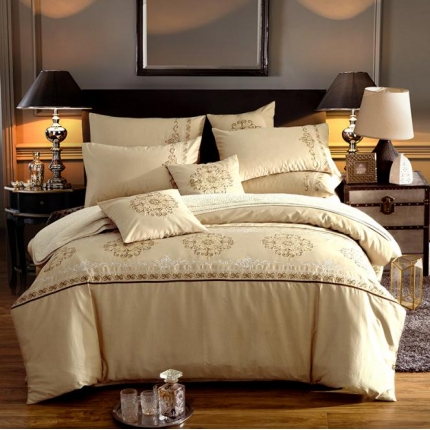 91家纺网 家纺一手货源 找家纺 兴美佳家纺 欧式60s贡缎长绒棉（幽兰古调）