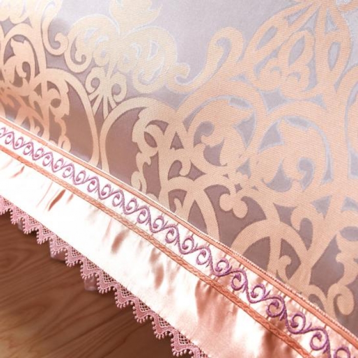 91家纺网 家纺一手货源 找家纺 兴美佳家纺 提花全棉夹棉床裙四件套 帕芙