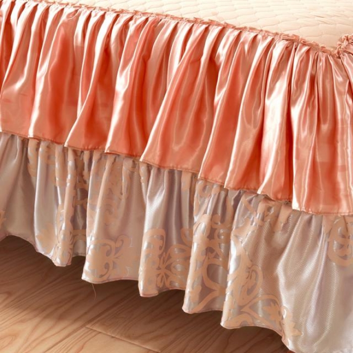 91家纺网 家纺一手货源 找家纺 兴美佳家纺 提花全棉夹棉床裙四件套 帕芙