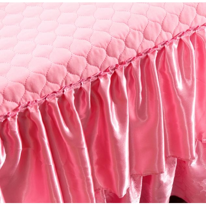 91家纺网 家纺一手货源 找家纺 兴美佳家纺 提花全棉夹棉床裙四件套 盛世花舞