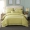 91家纺网 家纺一手货源 找家纺 兴美佳家纺 简约酒店风纯色全棉四件套 柠檬黄