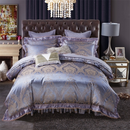 91家纺网 家纺一手货源 找家纺 （总）兴美佳家纺 欧式刺绣花夹棉床笠式床罩床裙四件套