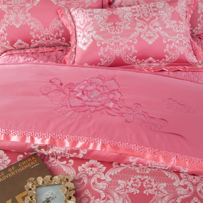 91家纺网 家纺一手货源 找家纺 OL家纺 2020新款丝加棉四件套伊利斯