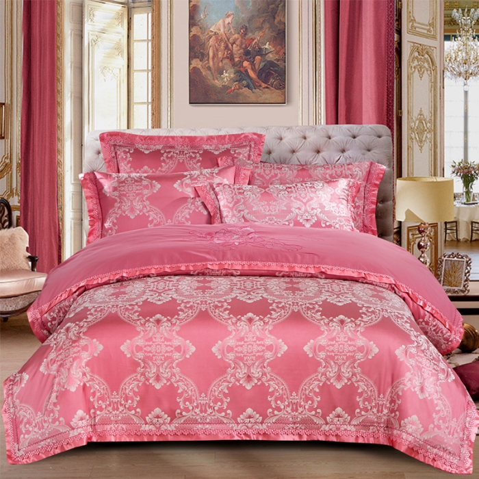 91家纺网 家纺一手货源 找家纺 OL家纺 2020新款丝加棉四件套伊利斯