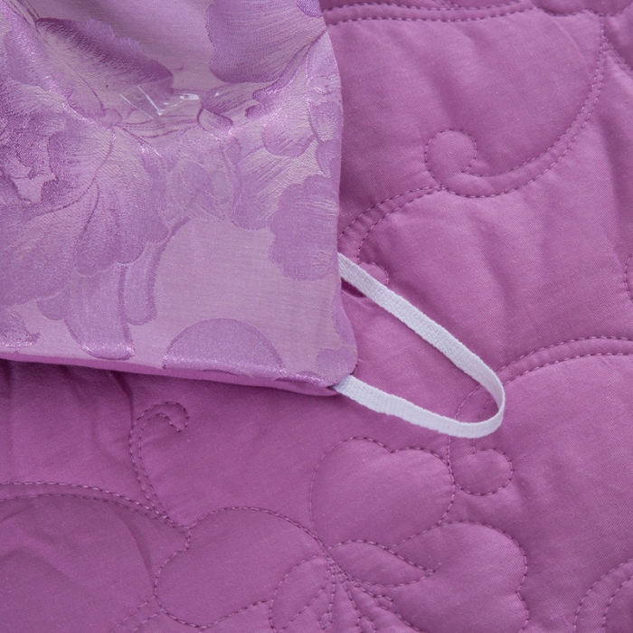 91家纺网 家纺一手货源 找家纺 OL家纺2020欧式轻奢丝加棉贡缎大提花床盖四件套 华悦怡情