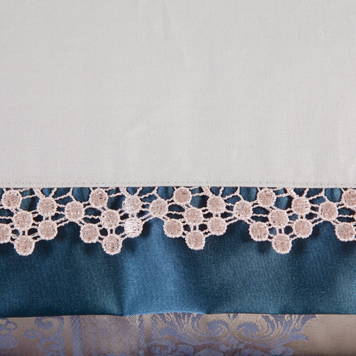 91家纺网 家纺一手货源 找家纺 OL家纺 欧式轻奢丝加棉贡缎大提花床盖四件套 马克波罗-兰金