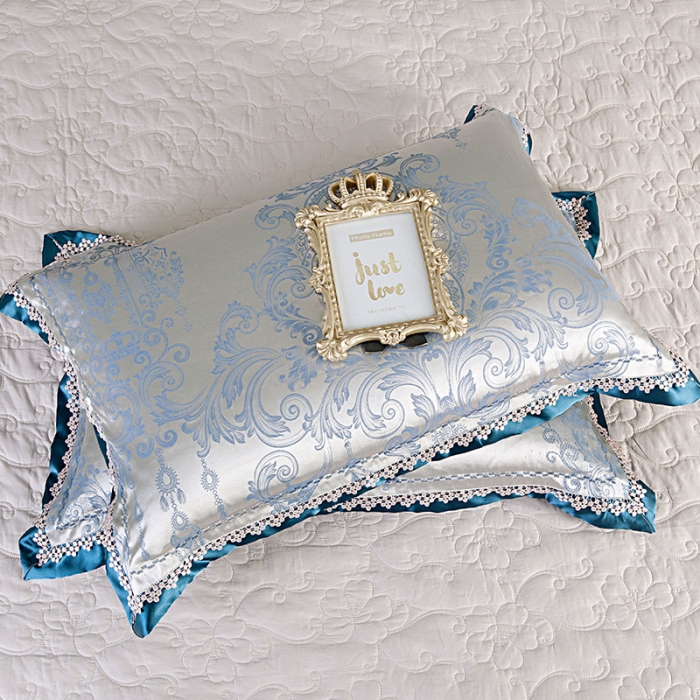 91家纺网 家纺一手货源 找家纺 OL家纺 欧式轻奢丝加棉贡缎大提花床盖四件套 马克波罗-兰金