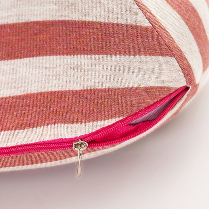 91家纺网 家纺一手货源 找家纺 伟邦枕芯芯条纹竹炭  U枕芯